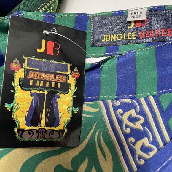 Junglee Billee Wrap Skirt Reversible Layered Boho Indian Free Size Fits Most NWT - Picture 12 of 12